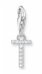 Thomas Sabo "T" betű charm cirkóniával - 1957-051-14 (1957-051-14)