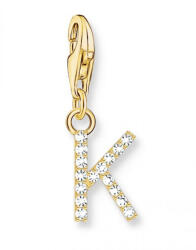 Thomas Sabo "K" aranyozott betű charm cirkóniával - 1974-414-14 (1974-414-14)