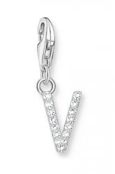 Thomas Sabo "V" betű charm cirkóniával - 1959-051-14 (1959-051-14)