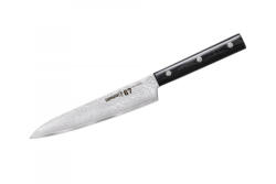 Samura Cutit universal Samura-Damascus 67, otel damasc 67 straturi, 15 cm, argintiu negru (TO-SD670023M)