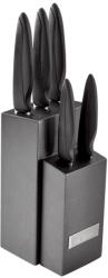 Judge Set cutite cu suport Judge-Sabatier IP, otel carbon, 9.5x12x36 cm, negru argintiu (HO-IP60)
