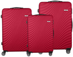  Peterson Bőrönd Szett Ptn Ml-29 - Piros - 3 Db-os Szett (2576984231426)