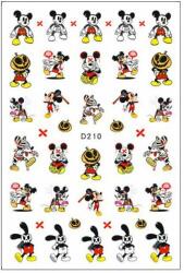  Körömmatrica - D210 Halloween Mickey