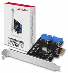AXAGON PCEU-034VL PCIE Controller 4X Internal SuperSpeed USB (PCEU-034VL) - pcland