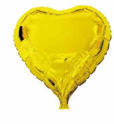 Balloons4party Balon folie inima auriu deschis 45 cm - articole-petreceri - 8,00 RON