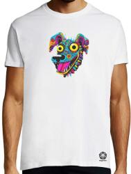 Magnolion Pszichedelikus kutya firka v1 póló