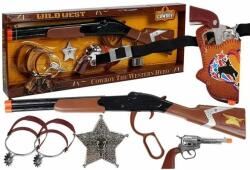LeanToys Set de joaca pentru copii, pusca, pistol si accesorii Cowboy LeanToys, 4032