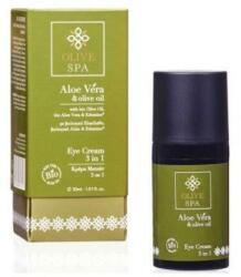 Olive Spa Cremă cu aloe vera pentru pielea din jurul ochilor - Olive Spa Aloe Vera Eye Cream 3 in 1 30 ml Crema antirid contur ochi