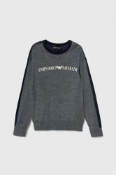 Giorgio Armani gyerek gyapjú pulóver sötétkék, könnyű - sötétkék 142