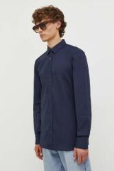 HUGO BOSS ing férfi, galléros, sötétkék, slim - sötétkék 39 - answear - 23 990 Ft