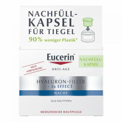 Eucerin Hyaluron-Filler ráncfeltöltő éjszakai arckrém öko-utántöltő 50 ml