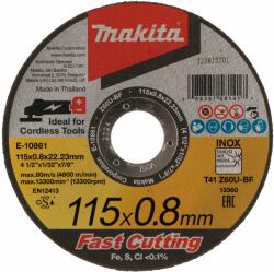 Makita E-10861-12 vágókorong 115x0, 8x22, 23mm, Z60U (E-10861-12)