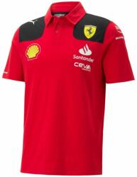 PUMA Scuderia Ferrari SF Team férfi pólóing, piros-fekete, 2023 (14806)