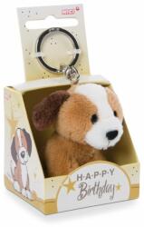 NICI Nici: Kutya plüss kulcstartó Happy Birthday feliratú dobozban - 6 cm (48132) - jateknet