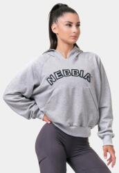 NEBBIA Iconic Hero Grey női kapucnis pulóver - NEBBIA M