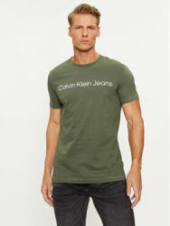 Calvin Klein Jeans Tricou J30J322344 Verde Slim Fit