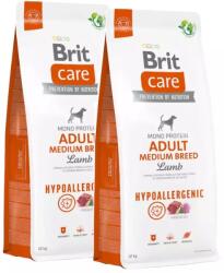 Brit BRIT CARE Dog Hypoallergenic Adult Medium Breed Lamb 2x12kg