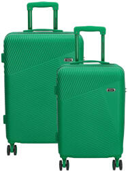 Dugros Marbella világoszöld 4 kerekű 2 részes bőrönd szett (20854023-S-M-szett)