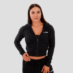 GymBeam Hanorac pentru femei Zip-up TRN Black S