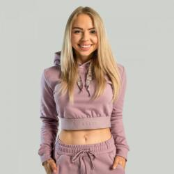 GymBeam STRIX Hanorac pentru femei Essential Cropped Hoodie Mauve L