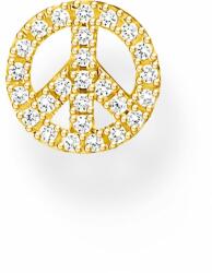 Thomas Sabo Aranyozott béke jel fél pár fülbevaló - H2218-414-14 (H2218-414-14)