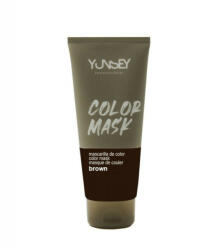 Yunsey Professional - Color Mask Színező Hajpakolás 200ml - Barna
