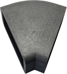 Dalap Szigetelés szögletes PVC vízszintes könyökidomhoz 45°, 204x60 mm (4016)