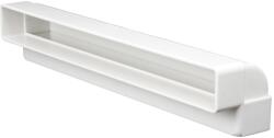 Dalap PVC függőleges könyökidom szögletes légcsatornákba 90°, 234x29 mm