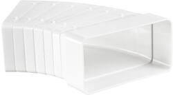 Dalap Sokszögű PVC könyökidom 110x55 mm (52510)