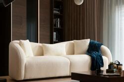 Sofahouse Design 3-személyes kanapé Wiley 236 cm krém