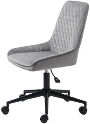 Furniria Design irodai szék Dana szürke bársony