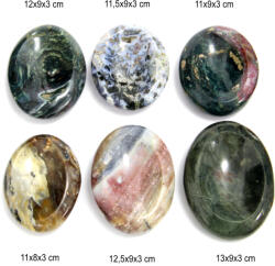 Bol din Jasp Oceanic Druzy Mineral Natural - 11-13 x 8-9 x 3 cm - 1 Buc