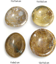 Bol din Jasp Oceanic Druzy Mineral Natural - 11-12 x 9-11 x 3-4 cm - 1 Buc