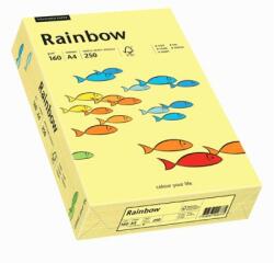 Rainbow Carton color A4 160gr/mp 250 coli/top, Rainbow - galben pastel (88042305)