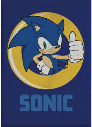 Sonic a sündisznó polár takaró 100x140cm (AYM989430) - gyerekagynemu