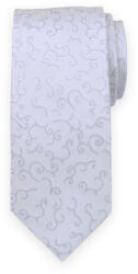 Willsoor Ezüst esküvői nyakkendő csavart mintával 15568