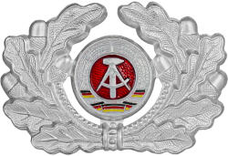 Surplus Militar Emblema Militara GRENZTRUPPEN Coifura Argintie RDG - Surplus Militar