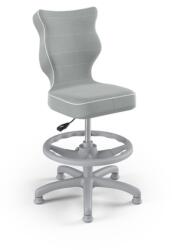 ENTELO Scaun ergonomic pentru copii ajustabil la înălțimea de 119-142 cm - gri