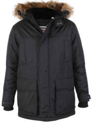 Dg-shop. Ro D555 jachetă pentru bărbați LOVETT iarna parka oversize Negru 2XL