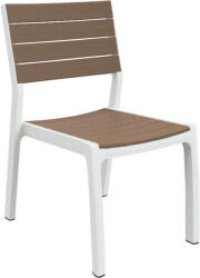 Keter Harmony műanyag kerti szék fehér - világos barna