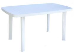 ProGarden Faro műanyag kerti asztal fehér O4