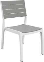 Keter Harmony műanyag kerti szék fehér világos szürke
