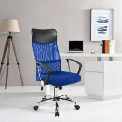 Ergonomikus irodai szék magasított háttámlával - kék (HOP1000998-3)