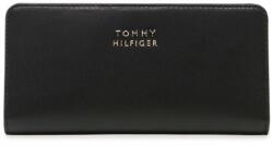 Tommy Hilfiger Nagy női pénztárca Casual Chic Leather Large Wallet AW0AW14916 Fekete (Casual Chic Leather Large Wallet AW0AW14916)