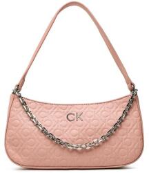 Calvin Klein Táska Re-Lock Shoulder Bag Emb Mono K60K610204 Rózsaszín (Re-Lock Shoulder Bag Emb Mono K60K610204)