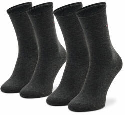 Tommy Hilfiger 2 pár hosszú szárú női zokni 371221 Szürke (371221)