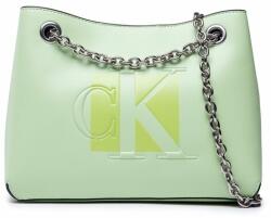 Calvin Klein Táska Sculpted Shoulder Bag24 Chain K60K609767 Zöld (Sculpted Shoulder Bag24 Chain K60K609767)