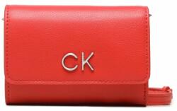 Calvin Klein Táska Re-Lock Trifold Sm W/Strap K60K611010 Piros (Re-Lock Trifold Sm W/Strap K60K611010)