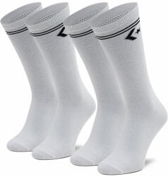 Converse 2 pár hosszú szárú unisex zokni E1025W-2010 Fehér (E1025W-2010)
