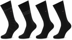 Tommy Hilfiger 4 pár hosszú szárú férfi zokni 701220146 Fekete (701220146)